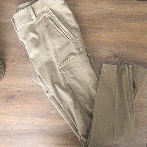 Loft tan cargo size 4 pants